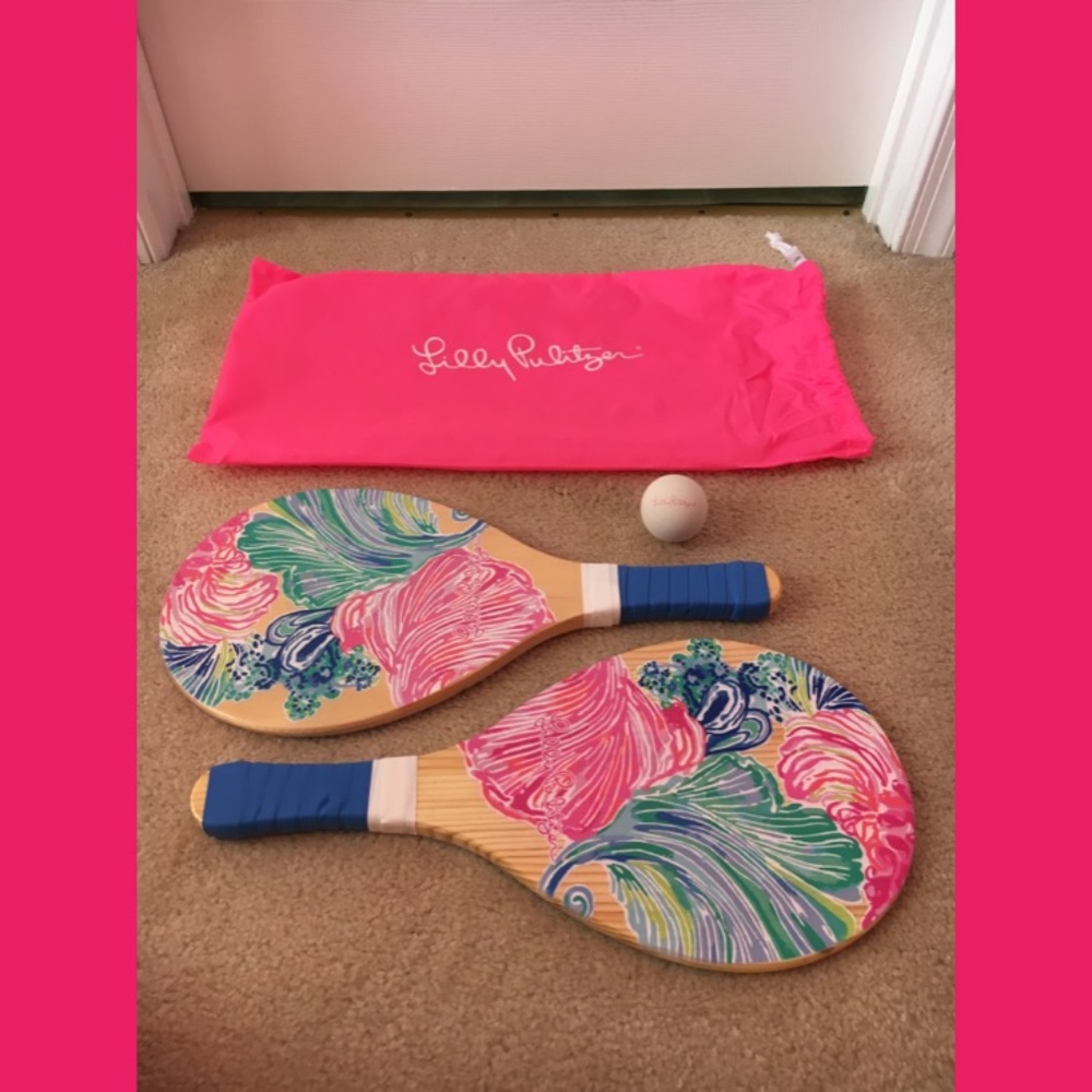 Lilly Pulitzer PaddleBall Set